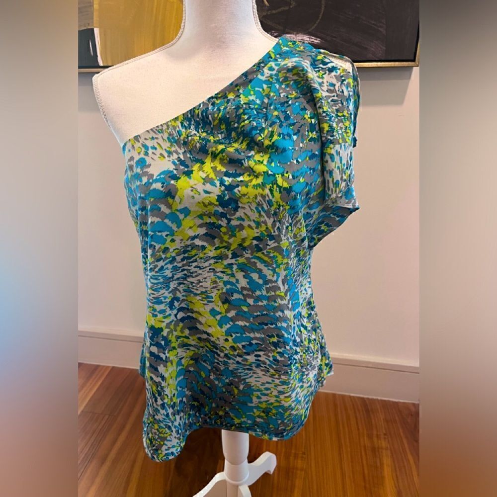 Banana Republic, one shoulder blouse, size medium